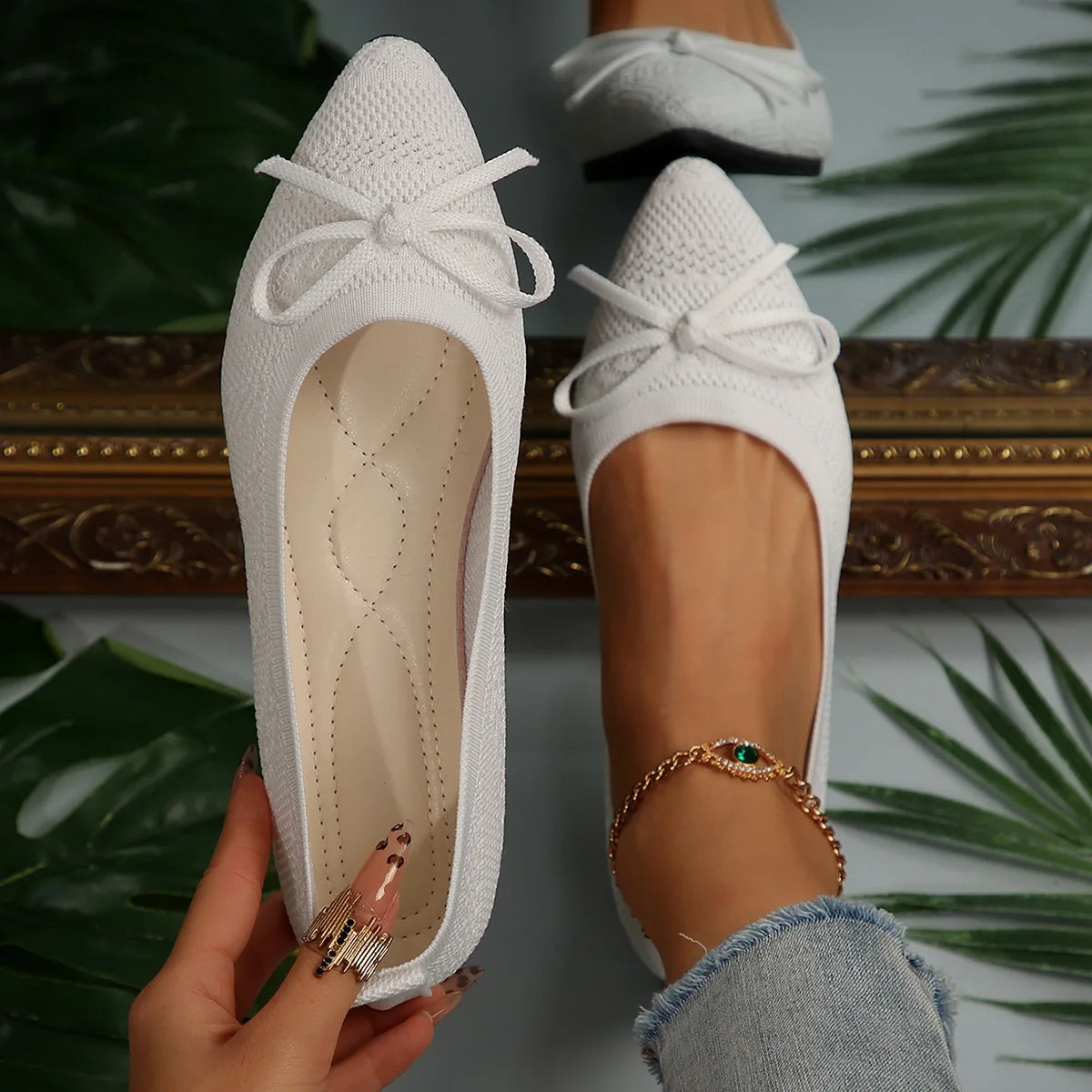 Women's Pointed-Toe Ballet Flats