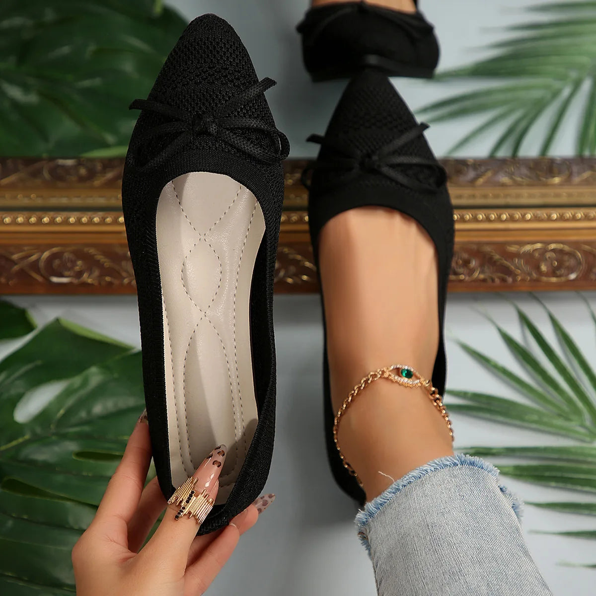 Women's Pointed-Toe Ballet Flats