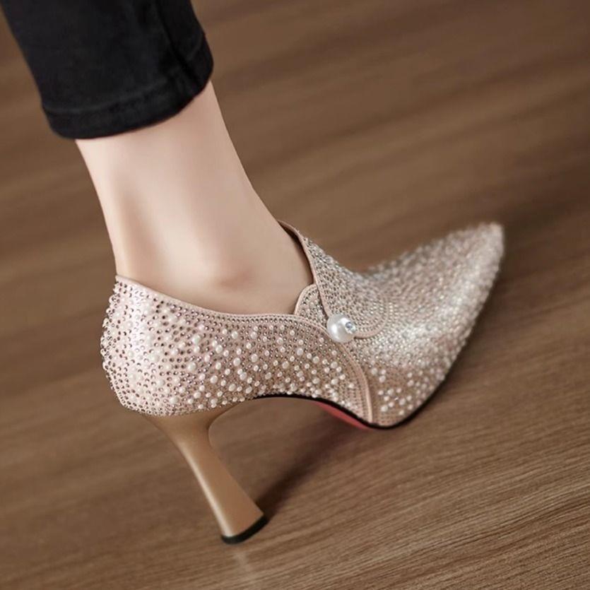 Women's Pointed Toe Heeled Ankle Boots