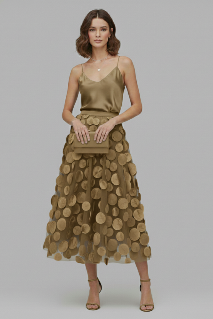 Women's Polka Dot Full Skirt