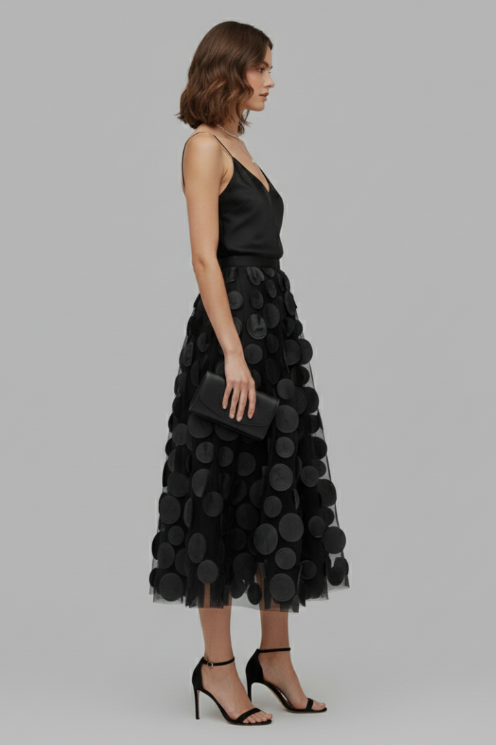 Women's Polka Dot Full Skirt