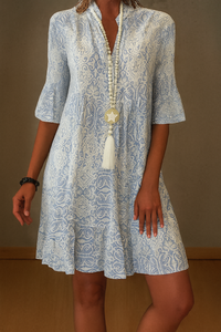 Women's Printed Midi Sundress
