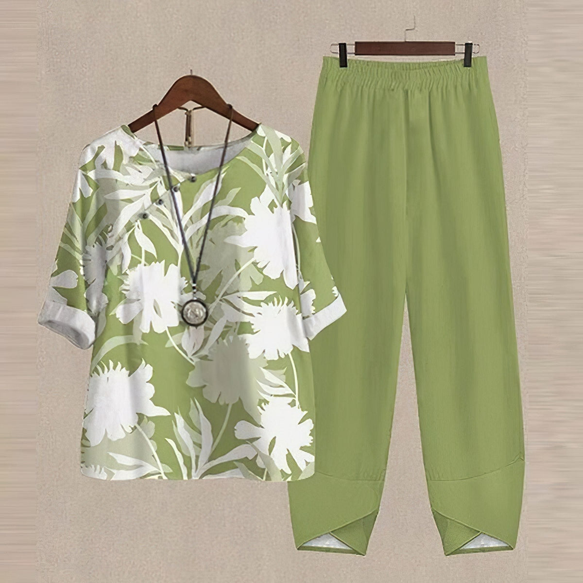 Women's Printed Two-Piece Set