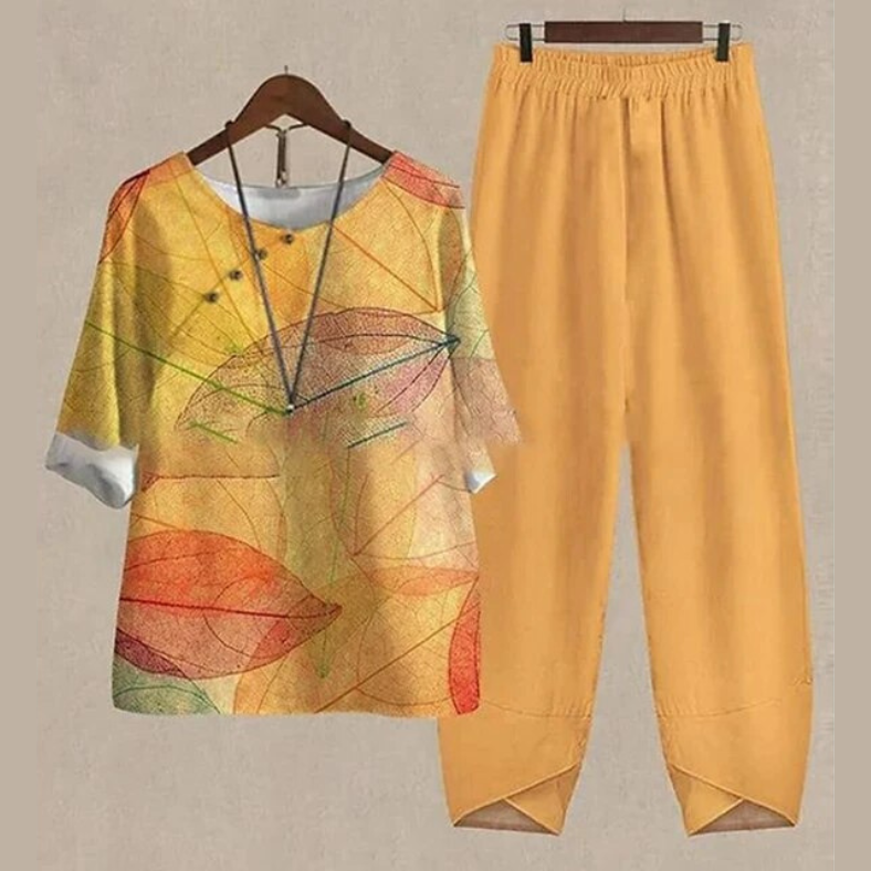 Women's Printed Two-Piece Set