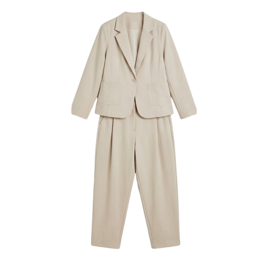 Women's Relaxed Blazer and Trouser Set