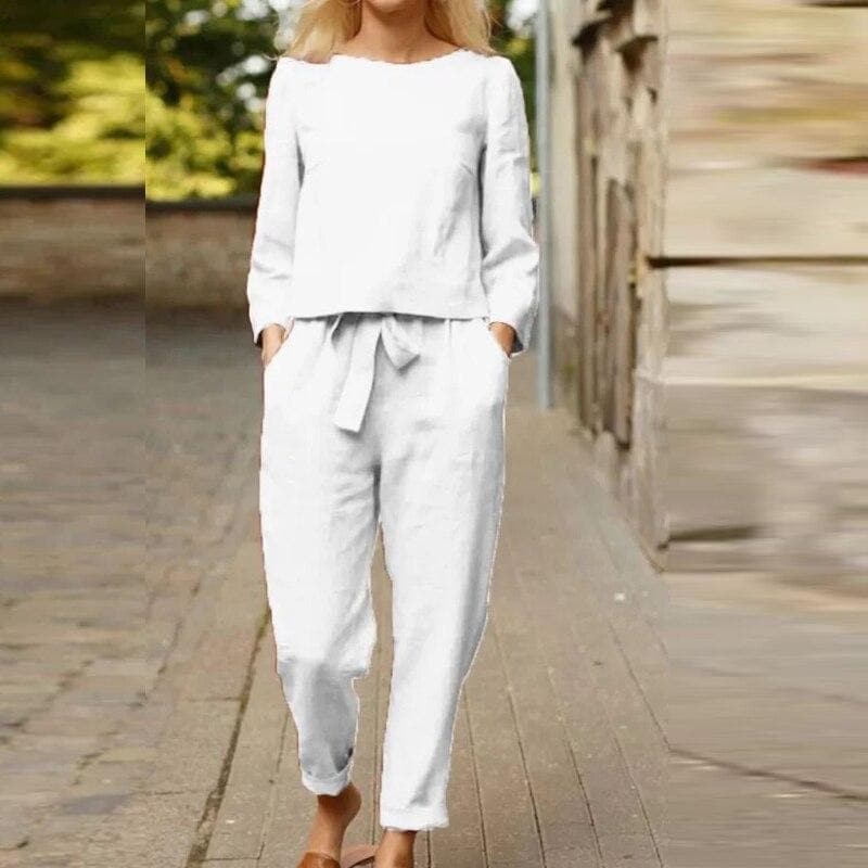 Women's Relaxed-Fit Trousers Set