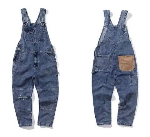 Women's Retro Style Overalls with Adjustable Straps