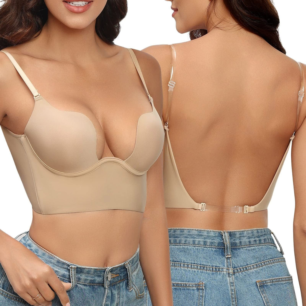 Women's Seamless Backless Bra