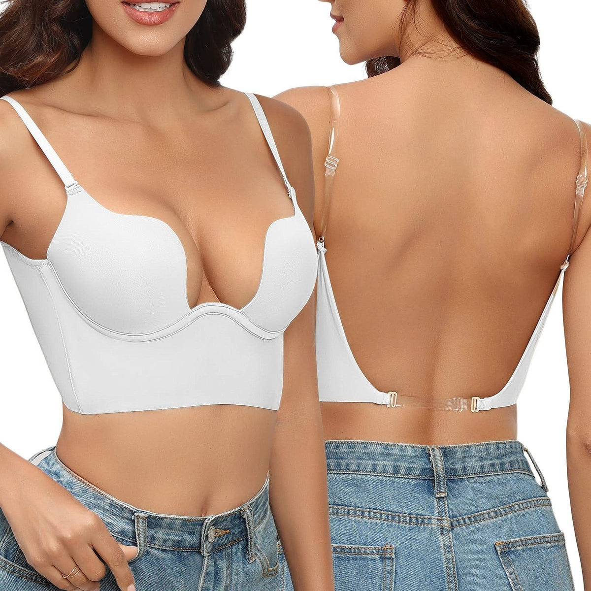 Women's Seamless Backless Bra