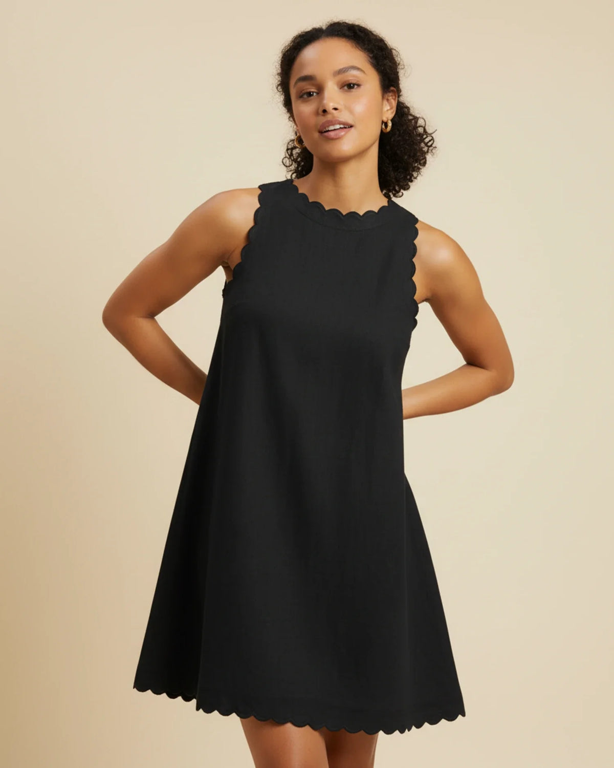 Women's Sleeveless A-Line Mini Dress