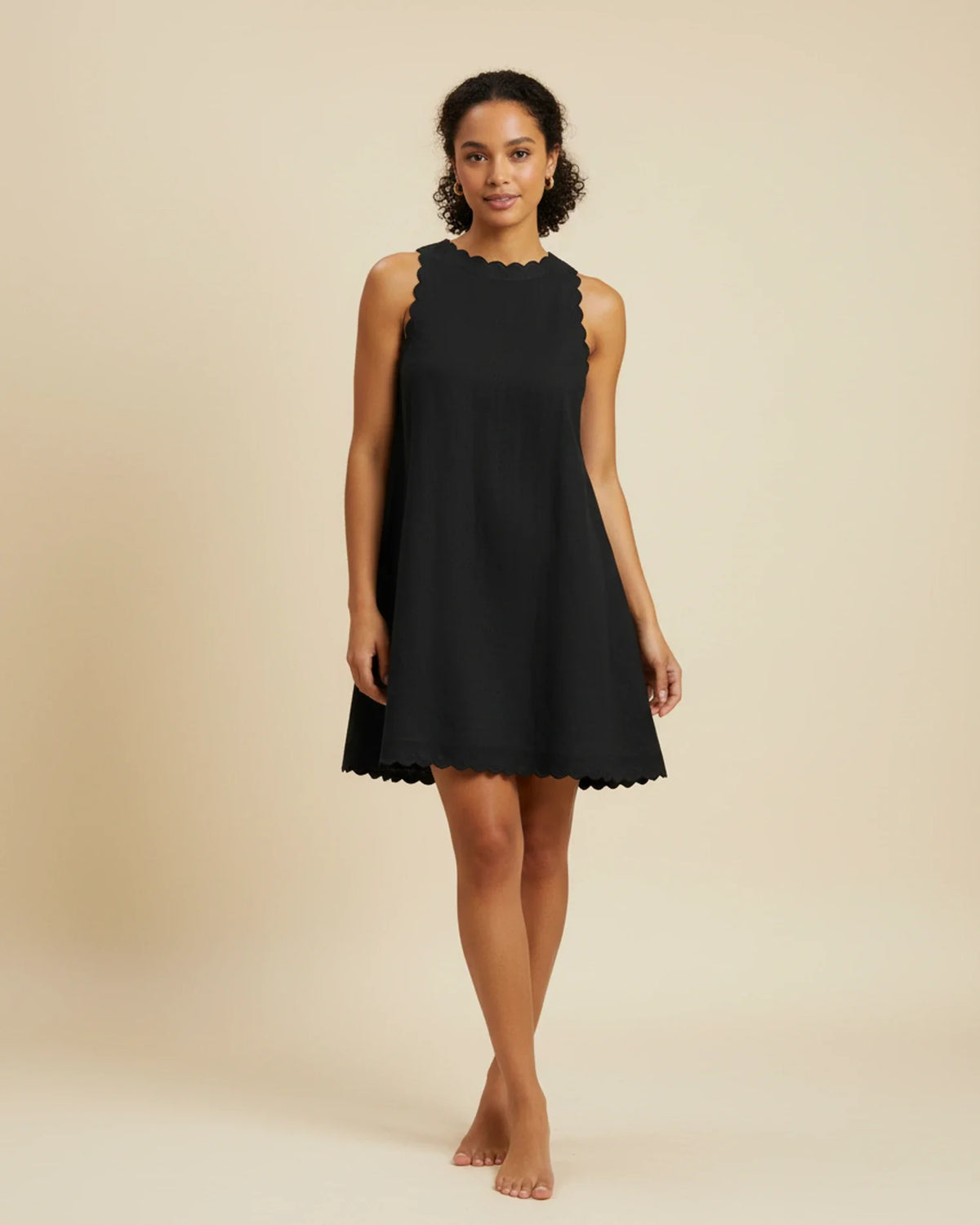 Women's Sleeveless A-Line Mini Dress