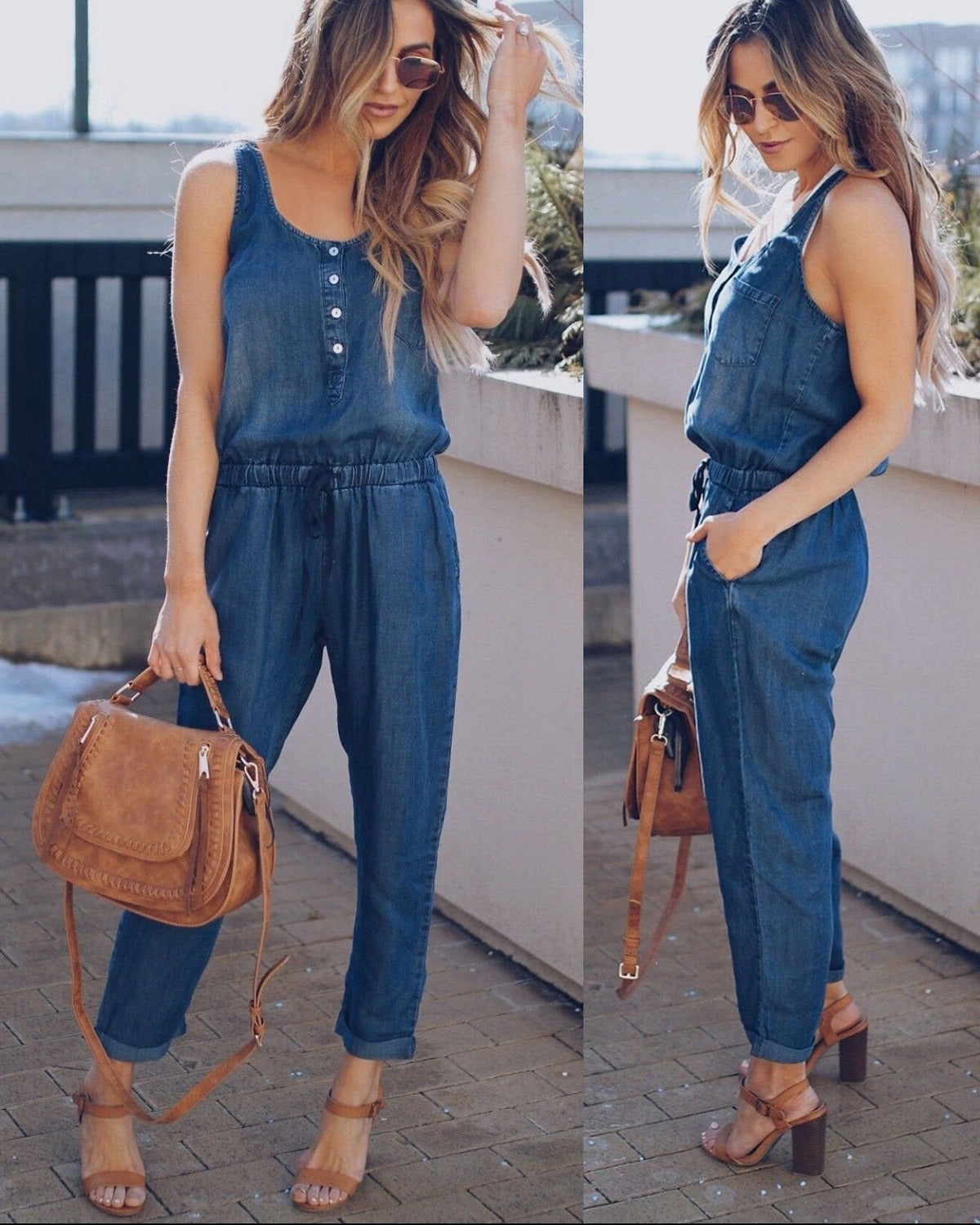 Women's Sleeveless Jumpsuit