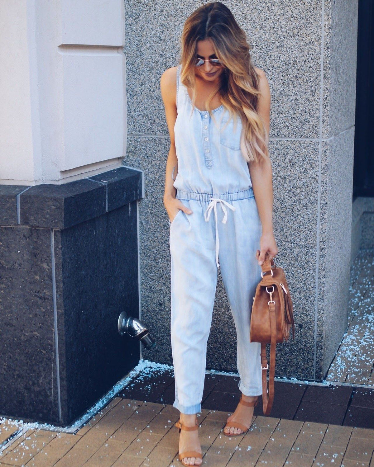 Women's Sleeveless Jumpsuit
