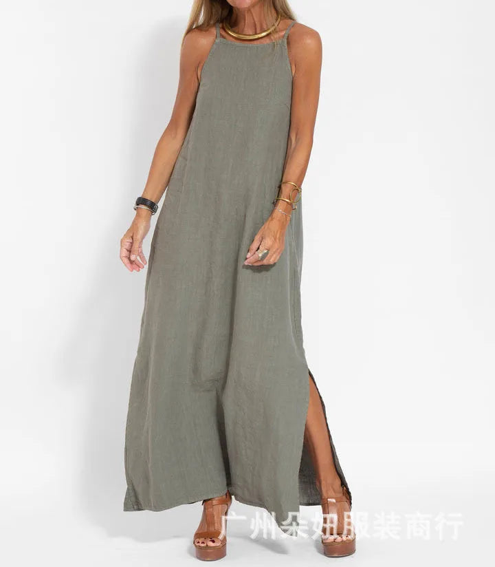 Women's Sleeveless Maxi Dress