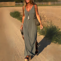 Women's Sleeveless Maxi Dress