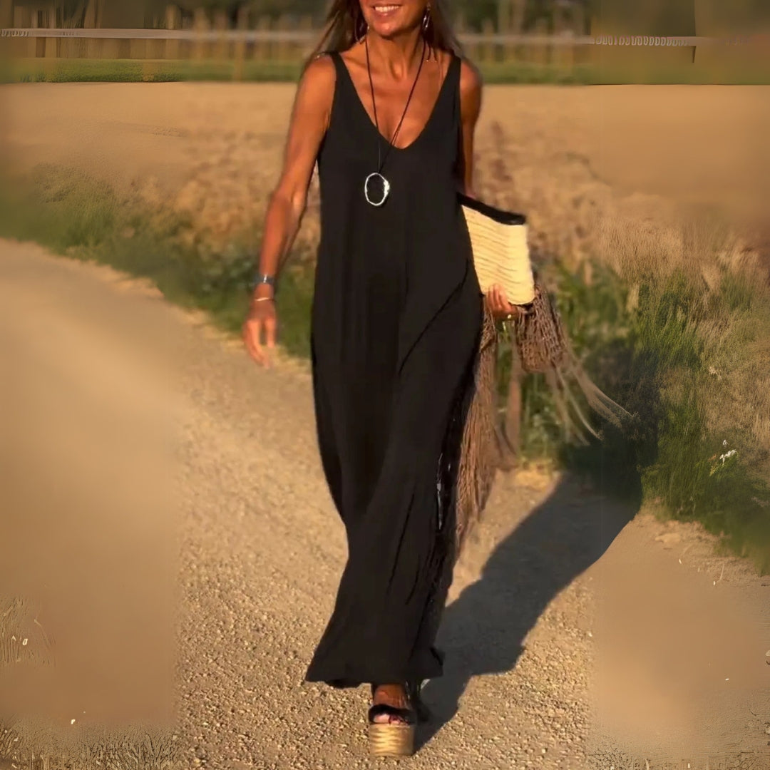 Women's Sleeveless Maxi Dress