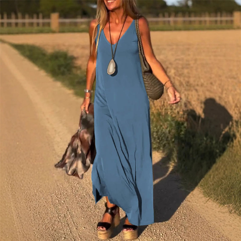 Women's Sleeveless Maxi Dress