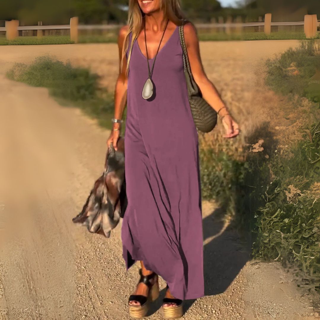 Women's Sleeveless Maxi Dress