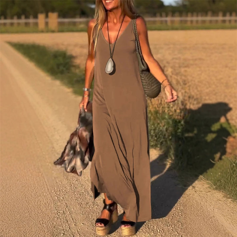 Women's Sleeveless Maxi Dress