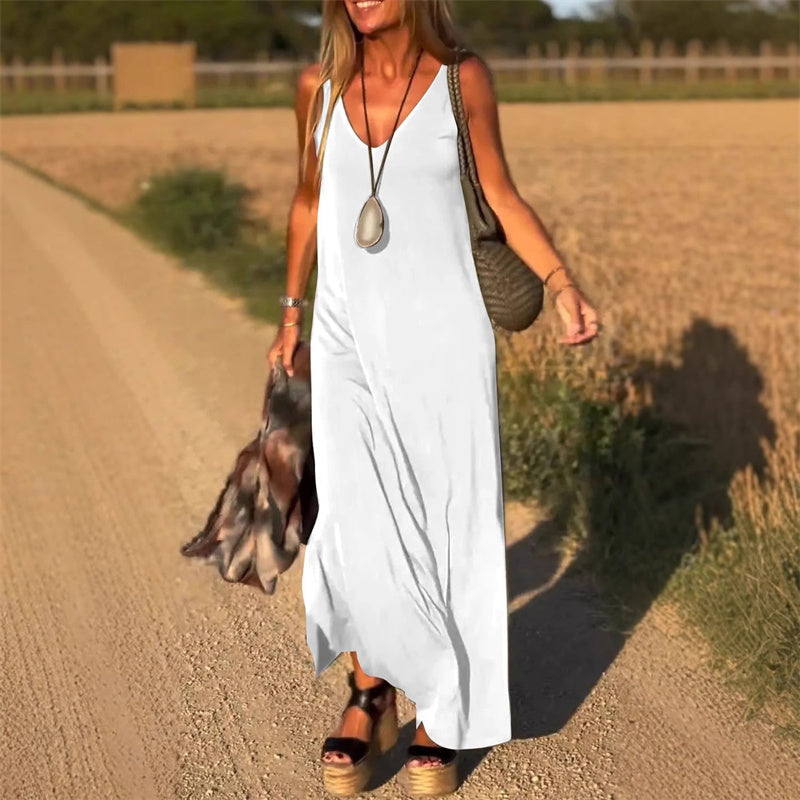 Women's Sleeveless Maxi Dress