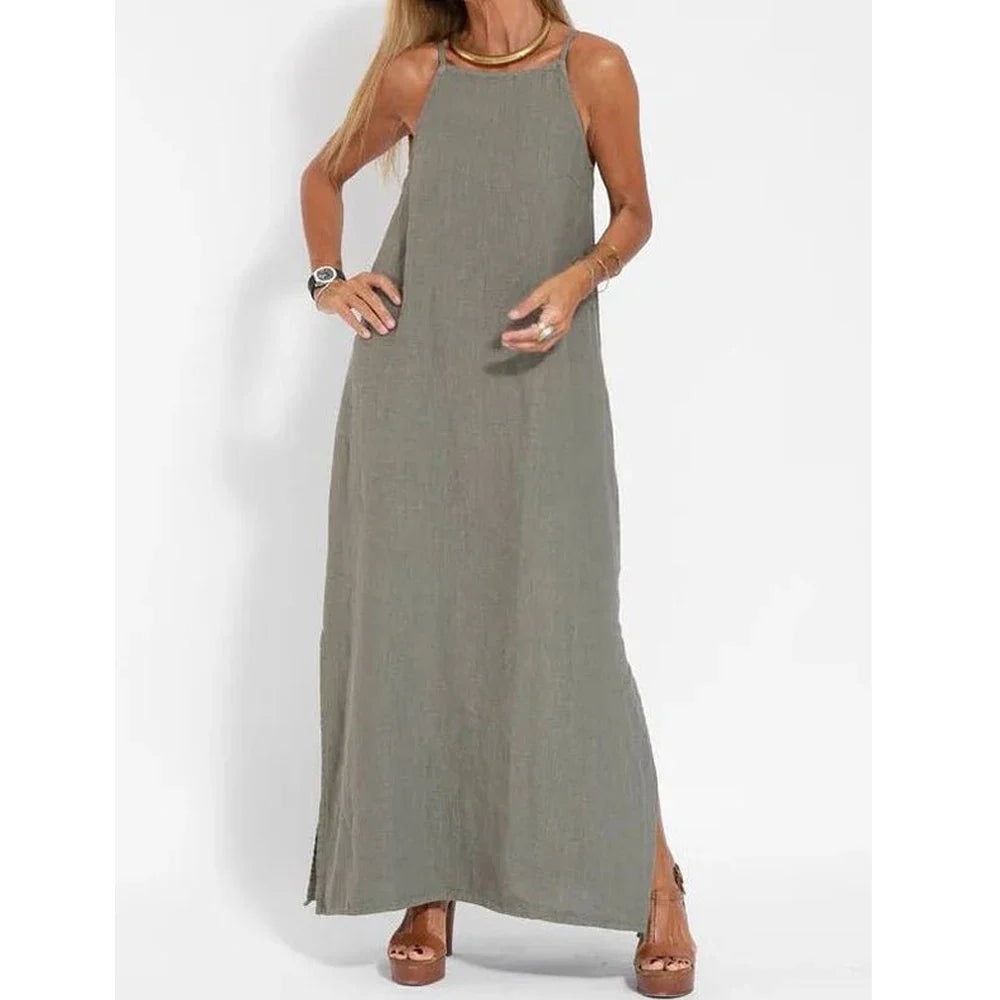 Women's Sleeveless Maxi Dress