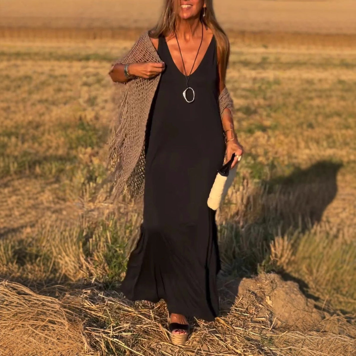 Women's Sleeveless Maxi Dress