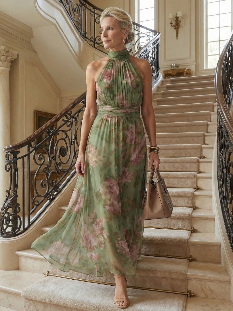 Women's Sleeveless Maxi Dress