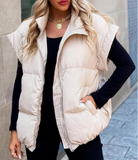 Women's Sleeveless Puffer Vest