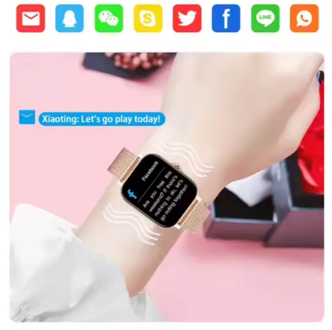 Women's Smartwatch with Health Monitoring