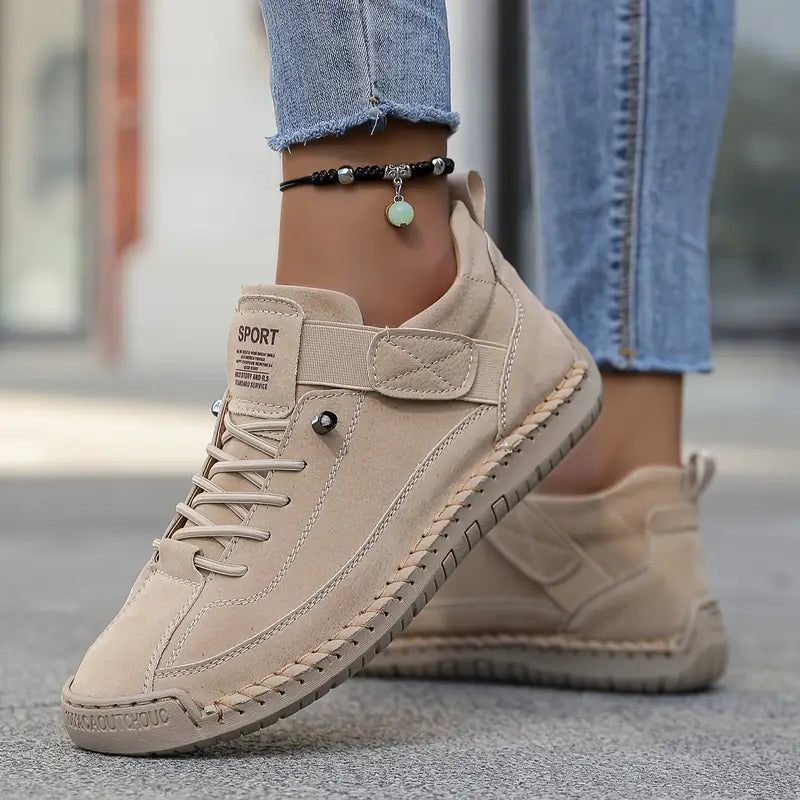 Women's Sneakers with Orthopedic Sole and Elastic Inserts