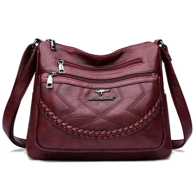 Women's Soft Leather Shoulder Bag