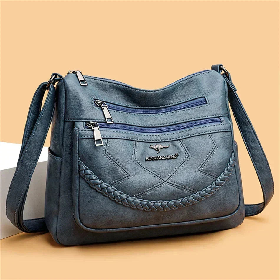 Women's Soft Leather Shoulder Bag