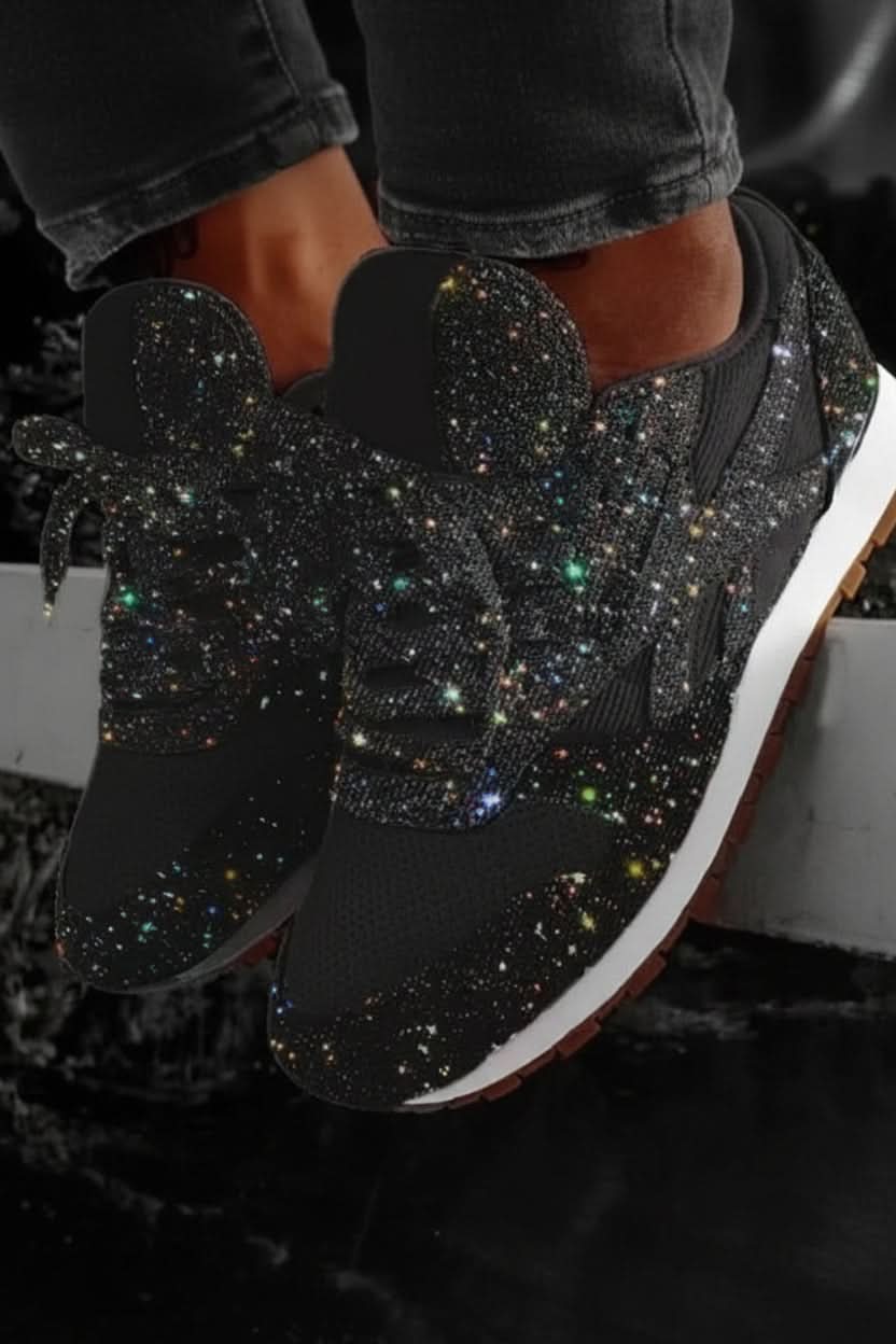 Women's Sparkling Glitter Sneakers