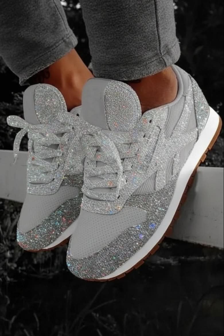 Women's Sparkling Glitter Sneakers