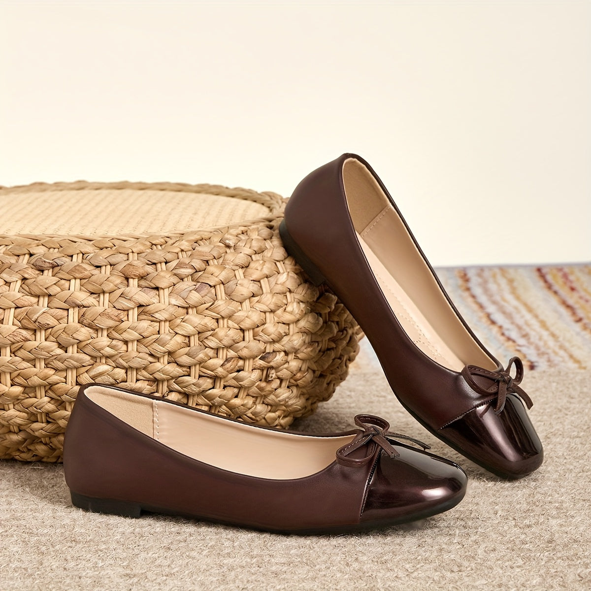 Women's Square-Toe Ballet Flats
