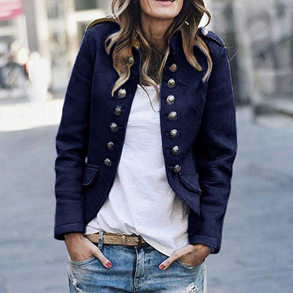 Women's Stand-Collar Blazer