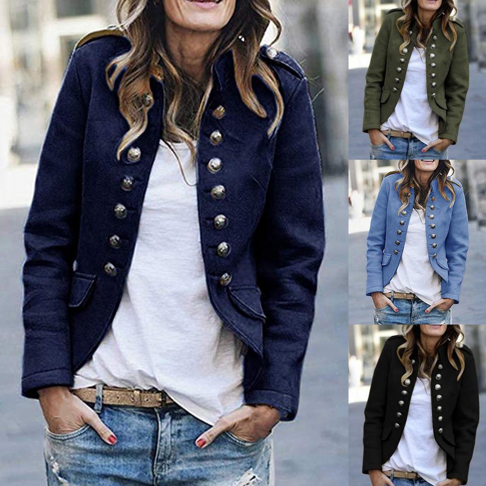 Women's Stand-Collar Blazer