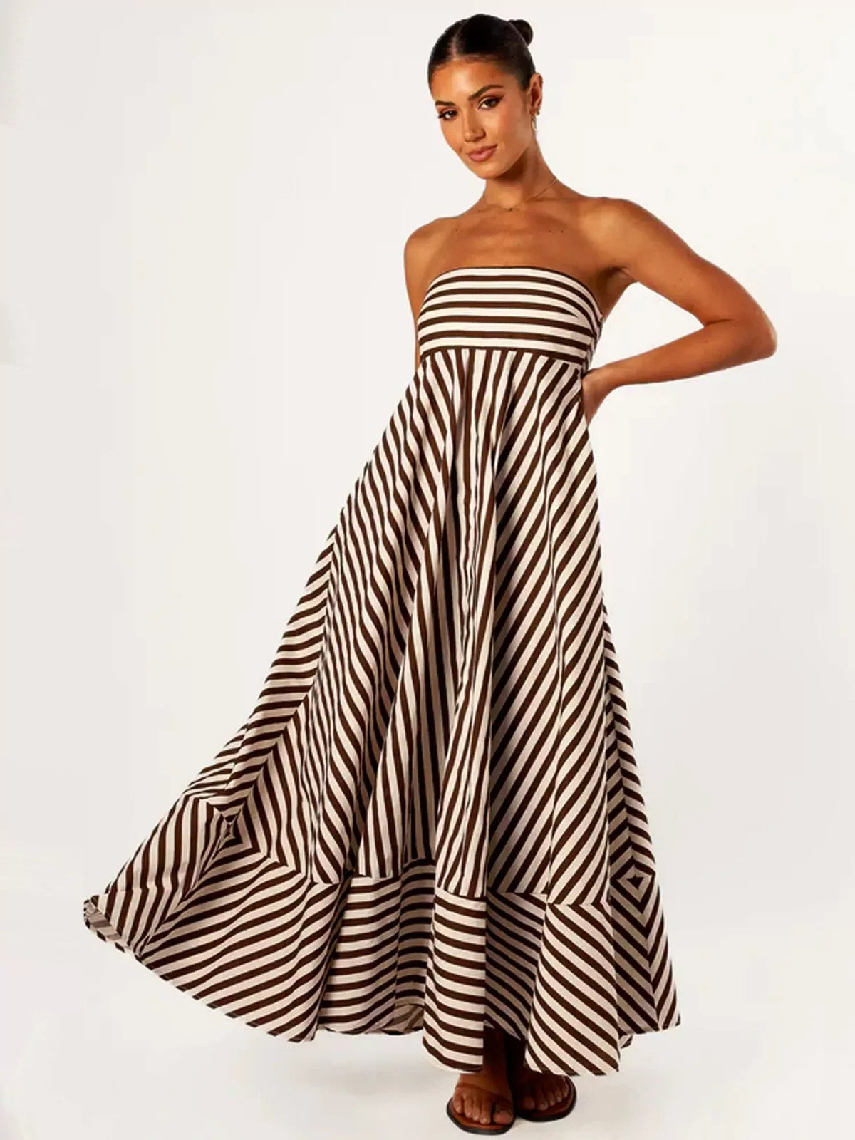 Women's Strapless Maxi Dress