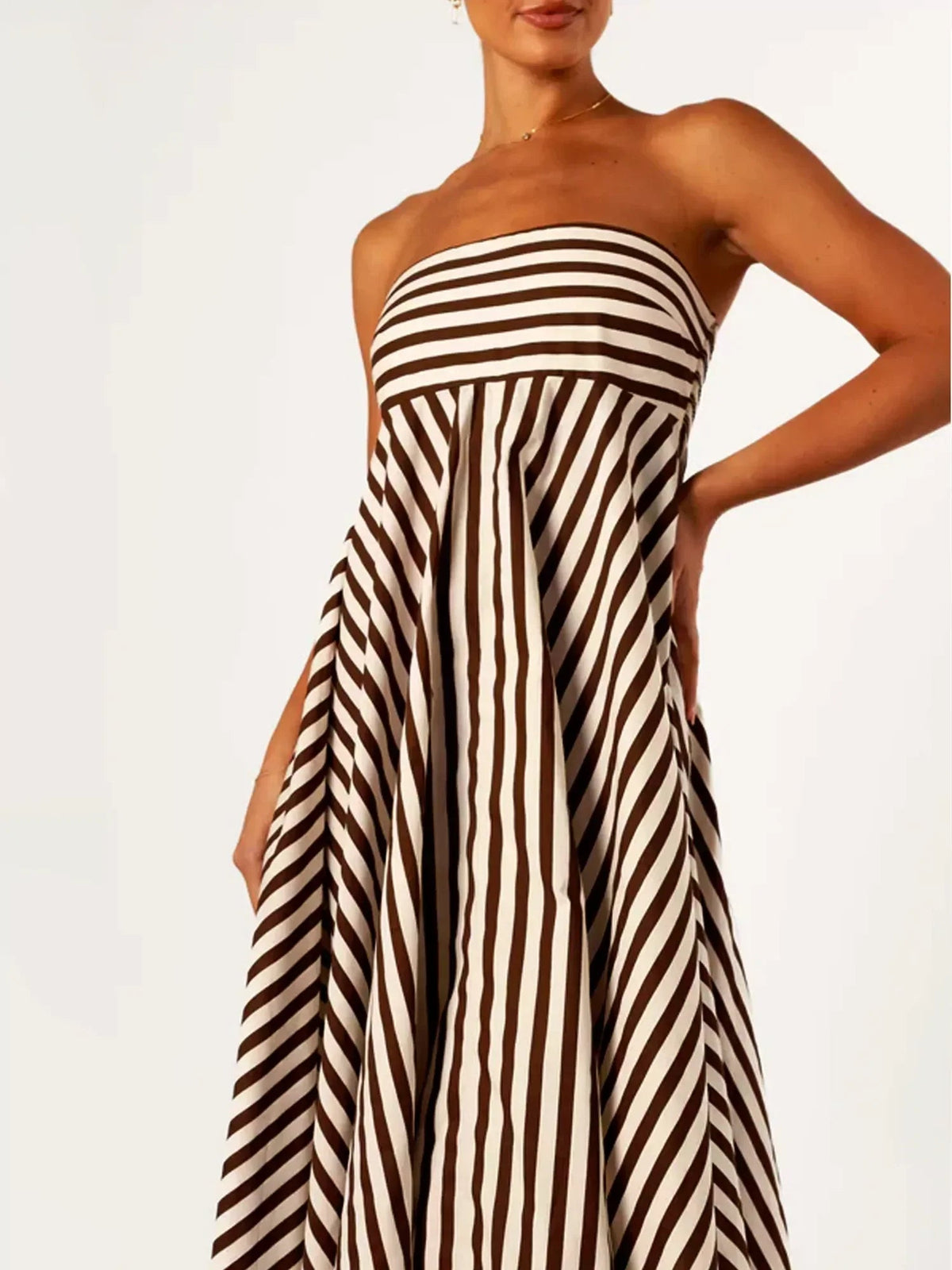 Women's Strapless Maxi Dress