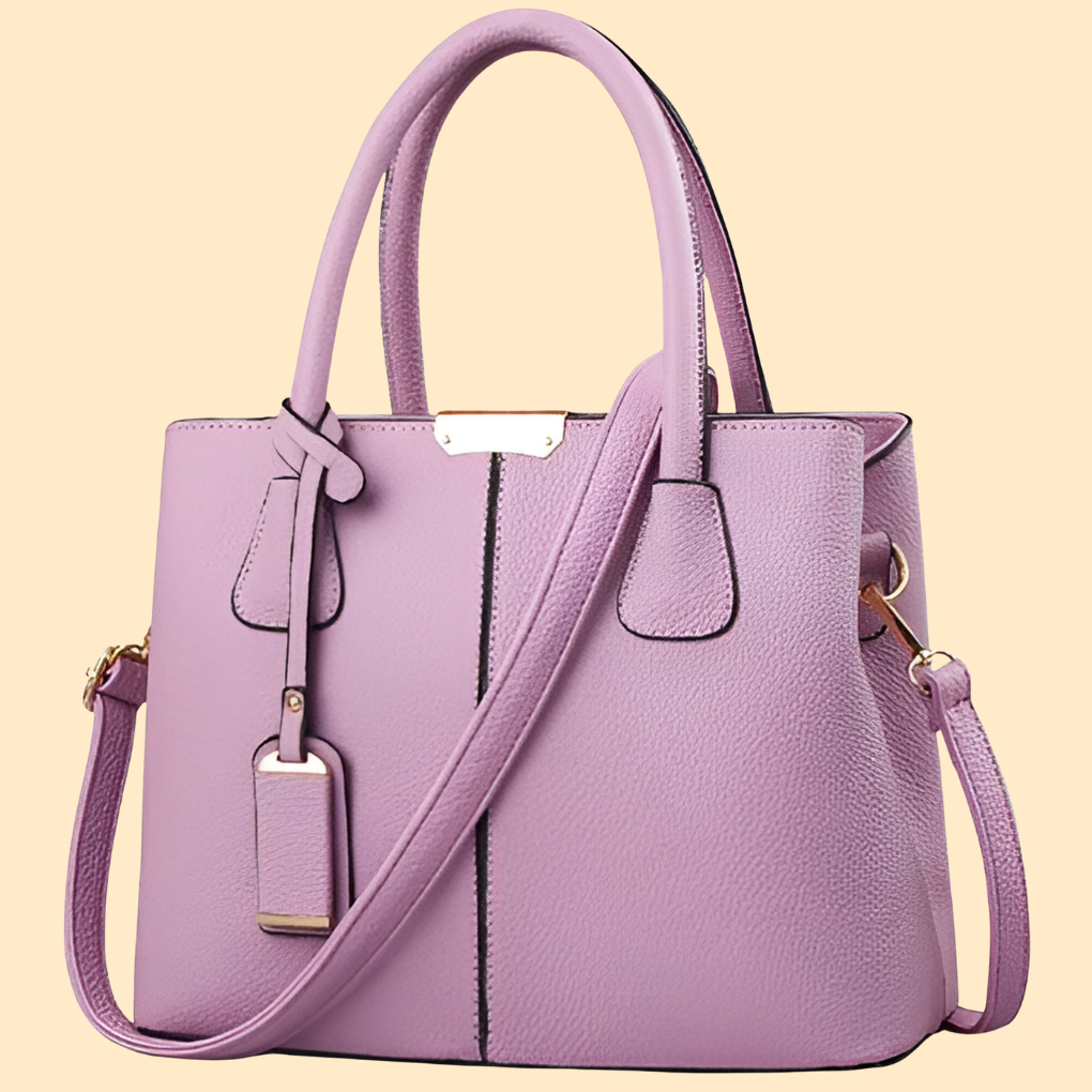 Women's Structured Top-Handle Tote Bag