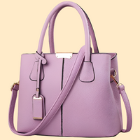 Women's Structured Top-Handle Tote Bag