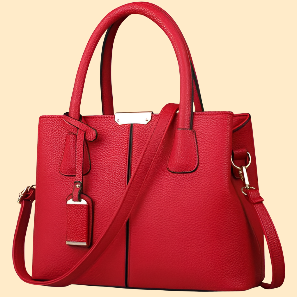 Women's Structured Top-Handle Tote Bag