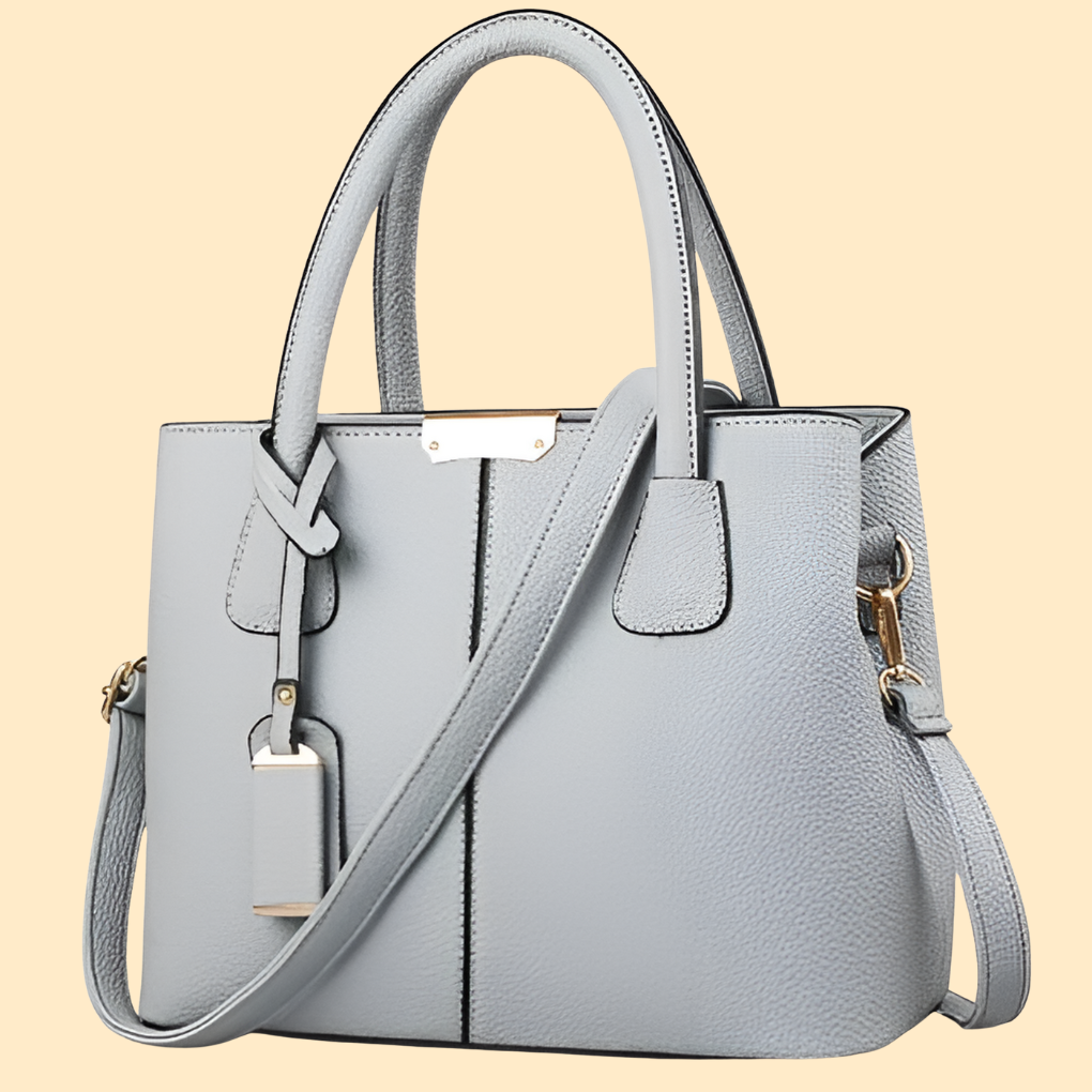 Women's Structured Top-Handle Tote Bag