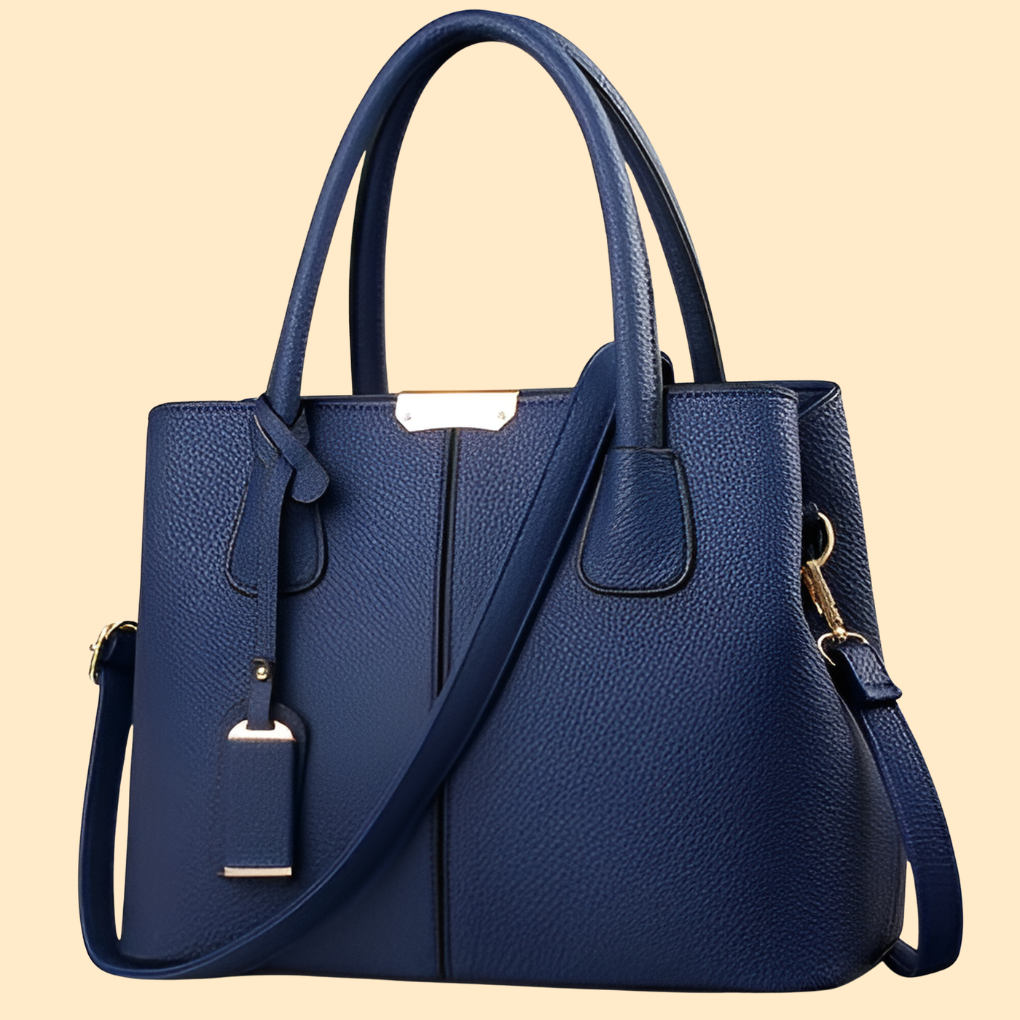 Women's Structured Top-Handle Tote Bag