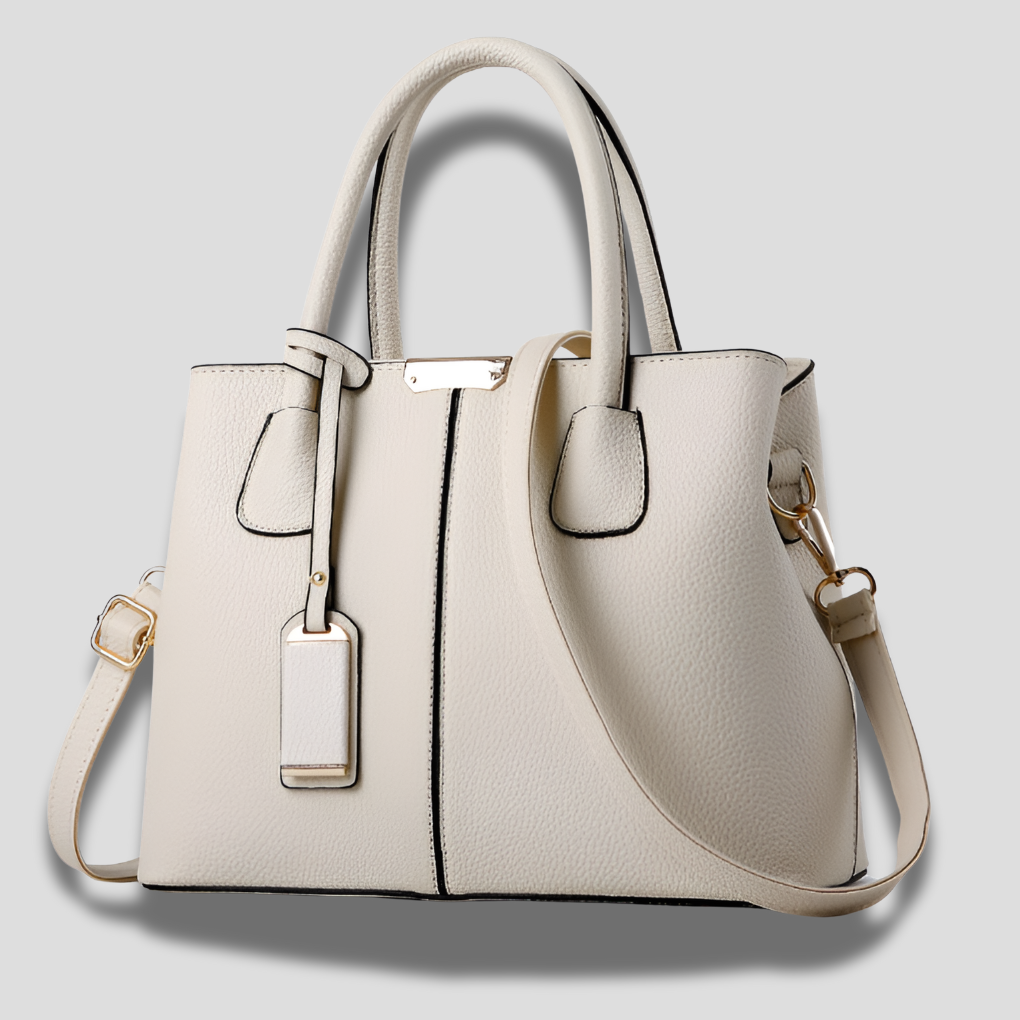 Women's Structured Top-Handle Tote Bag