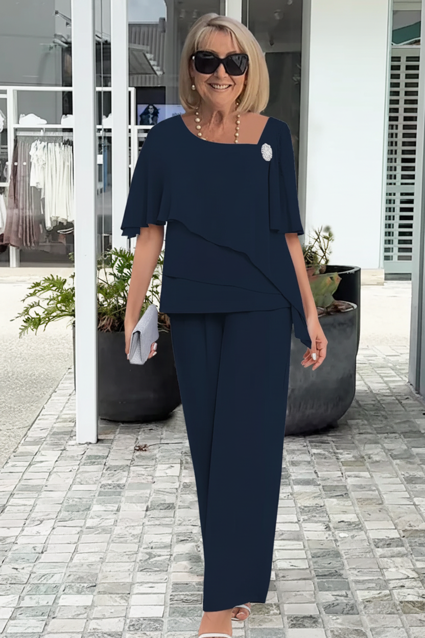 Women's Stylish Two-Piece Outfit Set
