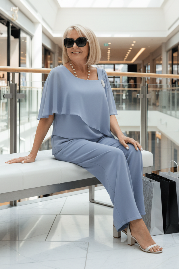 Women's Stylish Two-Piece Outfit Set