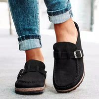 Women's Suede Casual Slip-On Mules
