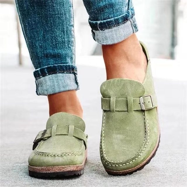 Women's Suede Casual Slip-On Mules