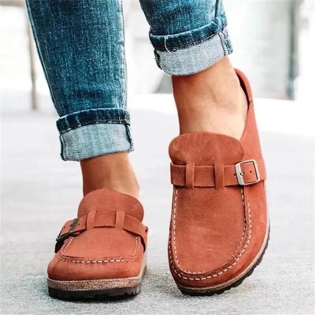 Women's Suede Casual Slip-On Mules